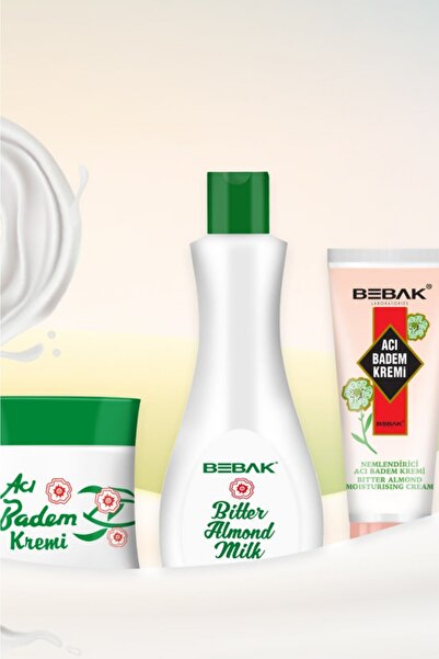 Bebak Acı Badem Kremi Kavanoz 70 ml 3 Adet