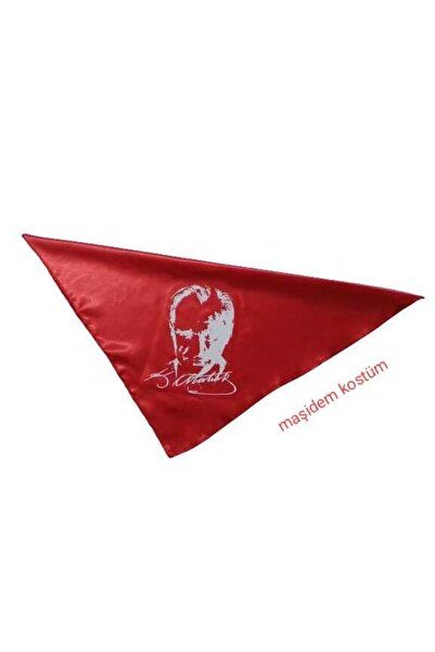 maşidem kostüm Atatürk Baskili Fular Paket 10 Lu