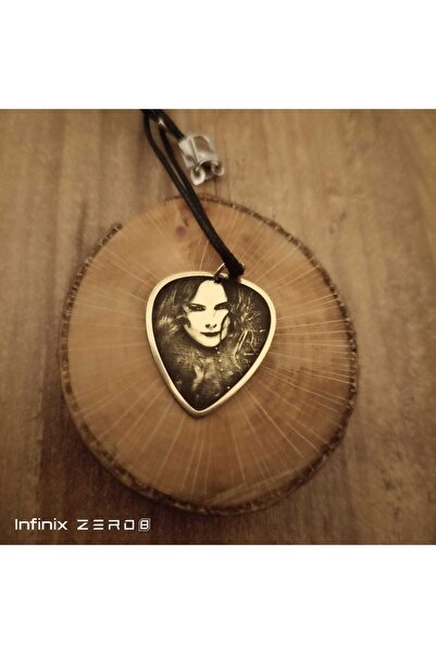 luffy design Şebnem Ferah Metal Pena Kolye Gitar Pena Kolye