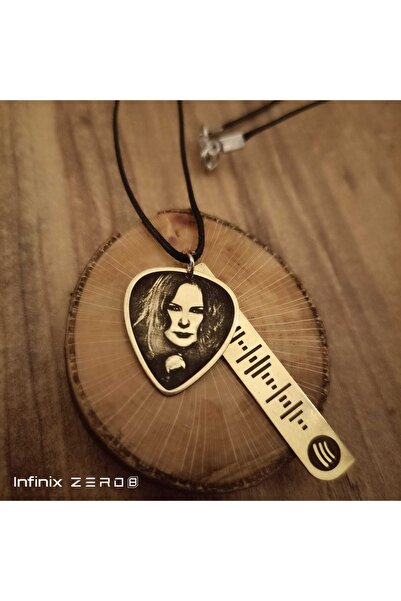 luffy design Şebnem Ferah Pena Spotify Metal Kolye Set Rock Kolye Kişiye Özel