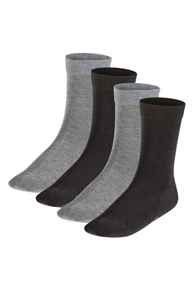 FALKE Kinder Socken, 4er Pack - Happy, Kurzsocken