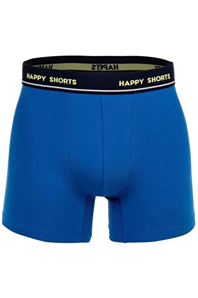 Happy Shorts Herren Boxershorts, 3er-Pack – Retro-Trikot, Logobund