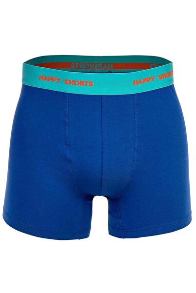 Happy Shorts Herren Boxershorts, 3er-Pack – Retro-Trikot, Logobund