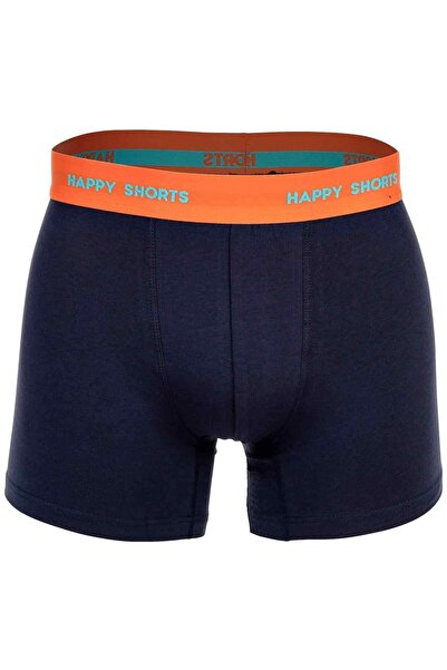 Happy Shorts Herren Boxershorts, 3er-Pack – Retro-Trikot, Logobund