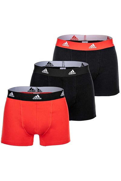 adidas Boxershorts - Rot - Unifarben