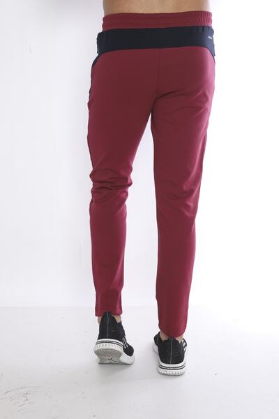 NEED LİFE Men's Burgundy Sweatpants