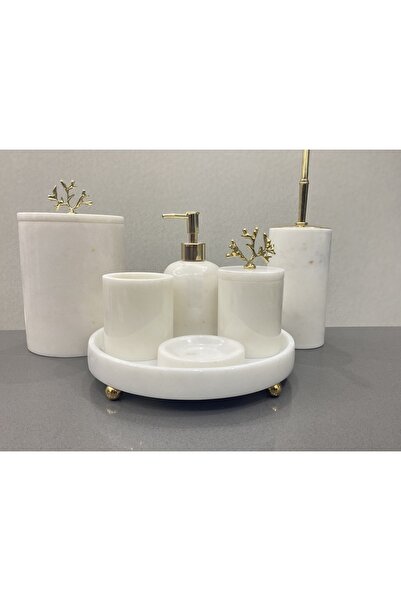 UNSOYDEKORATİF Mermer Banyo Seti