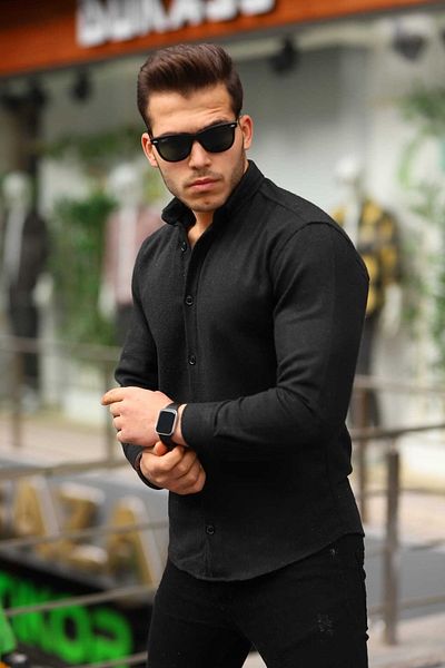 YNGMENCLASS Slim Fit πουκάμισο ξυλοκόπος