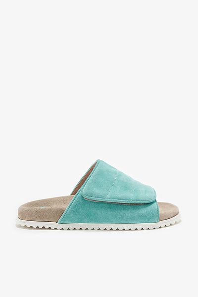 Louis Cardy Papuci de damă din piele naturală Marvel Water Green