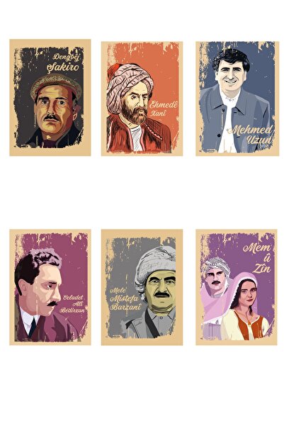 ZERYA Kürt Ünlüleri Resimli Not Defterleri-dengbêj Şakiro-mehmed Uzun-mustafa...