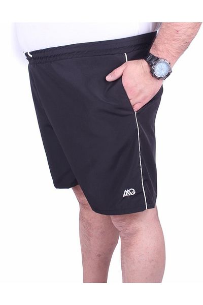 MocGrande Μαύρο σορτς κολύμβησης Plus Size Classic - 23677