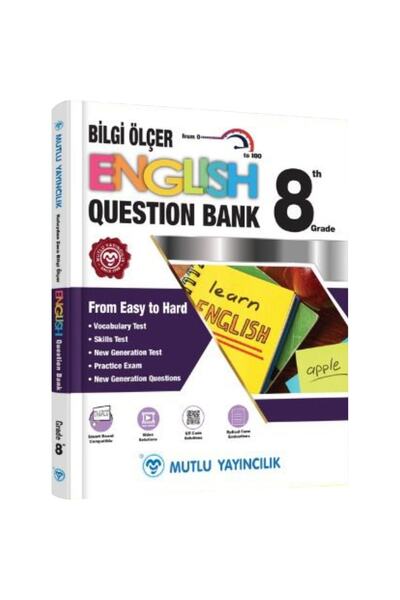 Mutlu Yayıncılık Mutlu Yayınları 8. Sınıf Ingilizce Bilgi Ölçer Soru Bankası