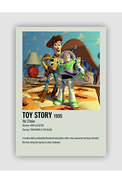 fırsatlar diyarı Toy Story Film Info Card Bilgi Kartı Duvar Posteri