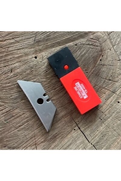 Starline Düz Maket Bıçağı Yedeği Halı Kesme Maket Yedeği 10 Adet