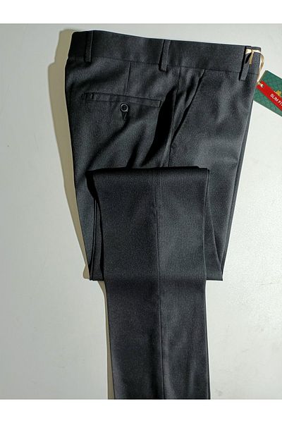 LAMPART Canteks Dobby Slimfit Fabric Trousers