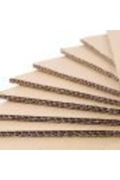 EMPA 100x70cm 4adet 6mm Oluklu Mukavva Karton Maket Kartonu - Ödev Kartonu - ...