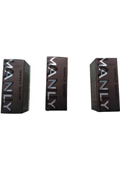 Manly Savor Erkek Parfümü 125 Ml Set 3 Adet(3*125)