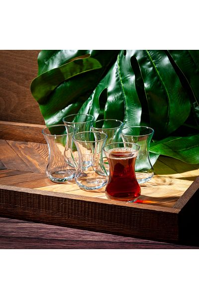 LAV Feyzade Demet 6-Pack Tea Glass - 135 ml