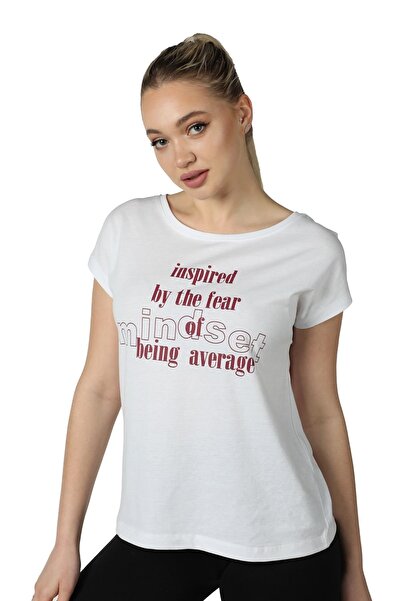 defys Tricou cu mânecă scurtă imprimat pentru femei, cu cusătură la spate, cu...