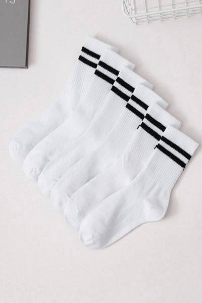 Fs Fresh Socks Čerstvé ponožky 6dílné Unisex vysokoškolské ponožky