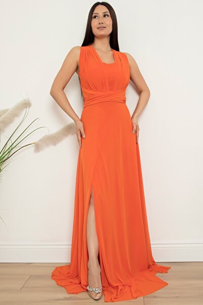 PULLIMM Strapless Tulle Dress - Halter 13426