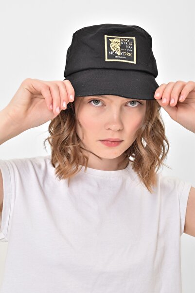 Saria Moda Pălărie tip găleată pentru femei cu emblemă Tigru