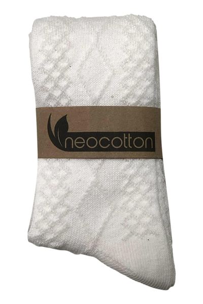neocotton Детски памучен чорапогащник с шарка баклава Nc7028