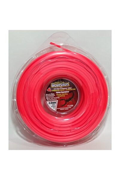 Genel Markalar Scorpion 3 Köşeli Üçgen Misina Ipi 3,5mm , 38mt Çim Biçme Akrep