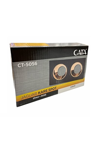 Cata Siyah Bakır Ikili Spot Kasa Jaguar Ct-5056