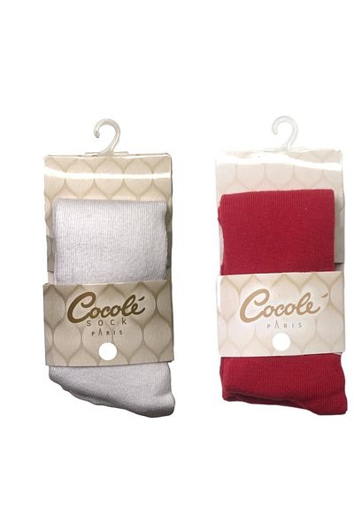 Cocole Pack of 2 Baby Pantyhose (High Cotton Content)