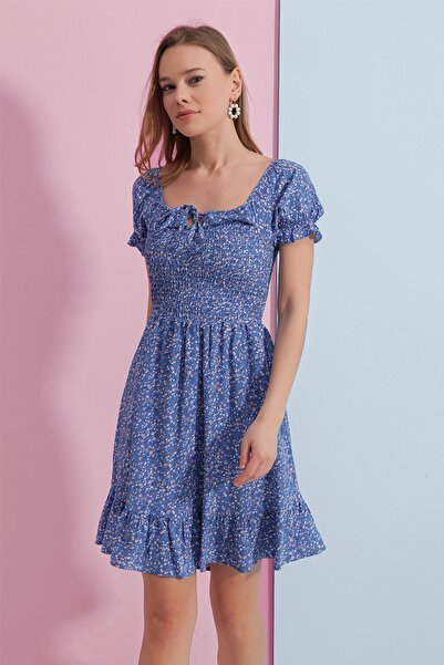 Pattaya Rochie Gimped pentru femei cu mâneci cu balon P23s191-5039