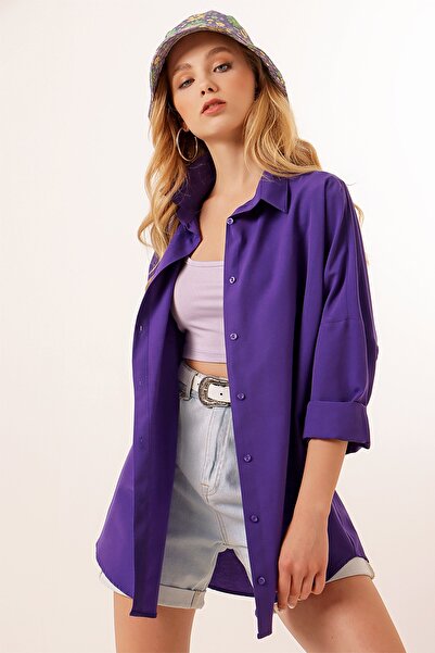Pattaya Shirt - Purple - Oversize