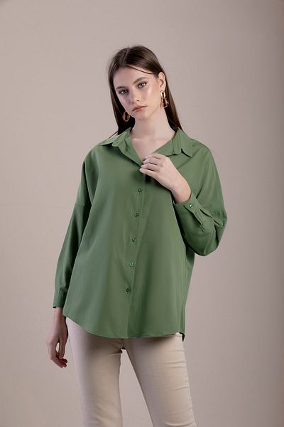 Pattaya Women's Basic Oversize Shirt P21s110-5260