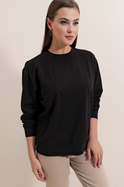 Pattaya Women's Crew Neck Basic Sweatshirt P22w201-3321