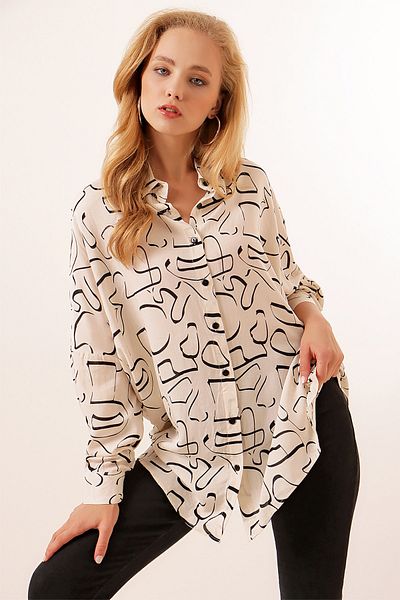 Pattaya Shirt - Beige - Oversize