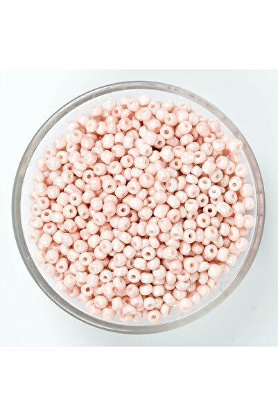 yfhobi 50 Gram - 4 Mm Inci Krem Renk Büyük Boy Kum Boncuk, Takı Yapım Boncuğu...