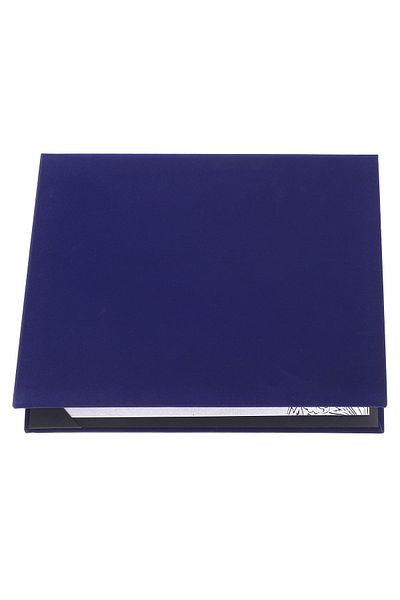 Milim Matbaa Navy Blue Velvet Diploma Container