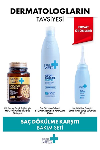cece med Saç Dökülme Karşıtı Avantajlı Bakım Seti