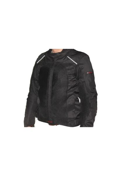 DOT CYCLE Siyah Fileli Yazlık Mont
