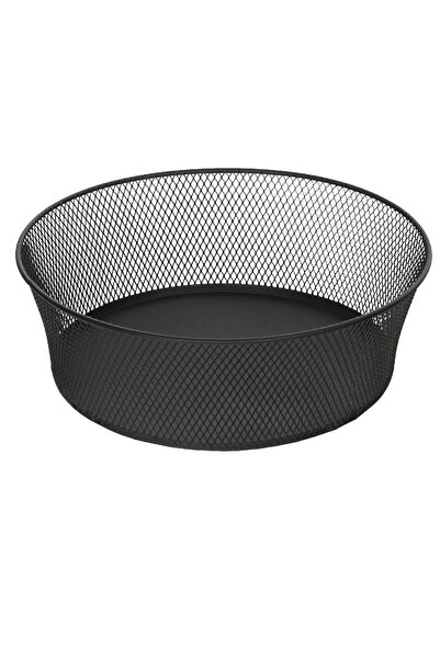 MG HOME Tasarım Metal Sepet 25 Cm Nilpez Metal Ekmeklik , Sebzelik , Meyvelik