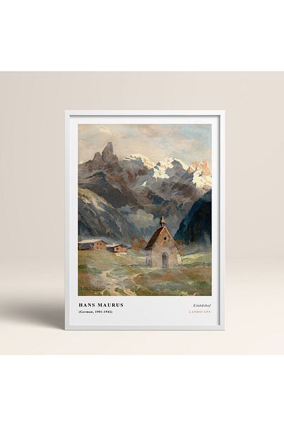 HOMEPACK Tablou cu rame din lemn alb Poster cu rame Decor artistic modern de perete (CLS003-WHITE-50X70)