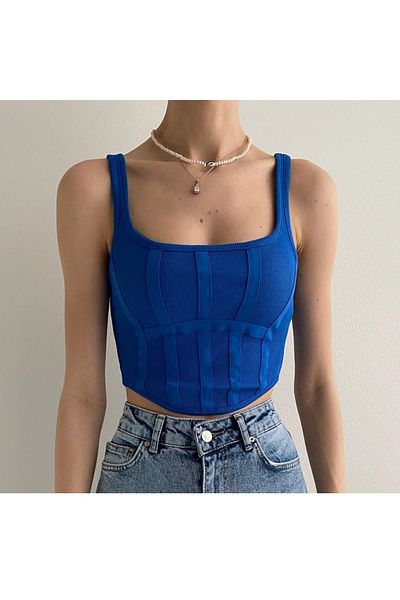 Dilvin 3793 Corset Top-sax