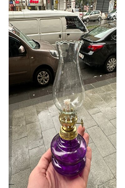 MUTLU ANTİKA Dekoratif Nostaljik Küçük Boy Gaz Lambası