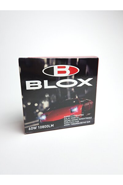 BLOX H4 Soğutmalı Led Xenon Led Zenon Şimşek Etkili Led Xenon Far Ampulü Beyaz