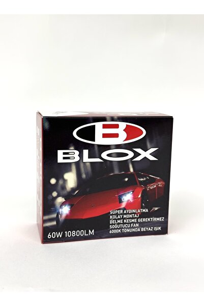 BLOX H27 Soğutmalı Led Xenon Led Zenon Şimşek Etkili Led Xenon Far Ampulü Beyaz