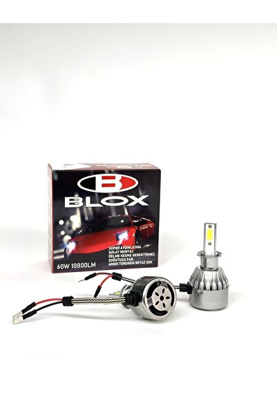 BLOX H3 Soğutmalı Led Xenon Led Zenon Şimşek Etkili Led Xenon Far Ampulü
