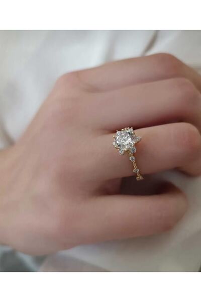 Çelikoğlu Kuyumculuk 14 Ayar Altın Lotus Çicegi Yüzük 2,60 Gr