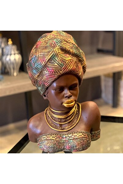 By Ari Ev Dekorasyon Afrikalı Kadın Biblo Bb226-1