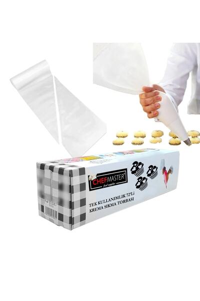 Chefmaster Krema Sıkma Torbası 72 Li