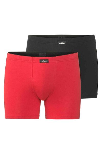 Götzburg GÖTZBURG Herren Boxershorts, 2er Pack - Radfahrer, Unterwäsche, Unterhosen, Baumwolle, Logo,